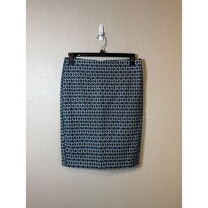 Adrianna Papell Geometric Print Pencil Skirt Women's Career Business